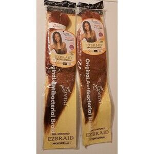 EZBraid Innocence Premium Pre-Stretched Antibacterial Red Hair Extensions 20"